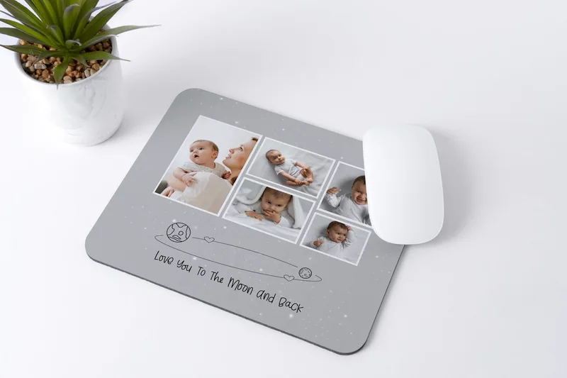 Mousepad - I love you to the moon and back
