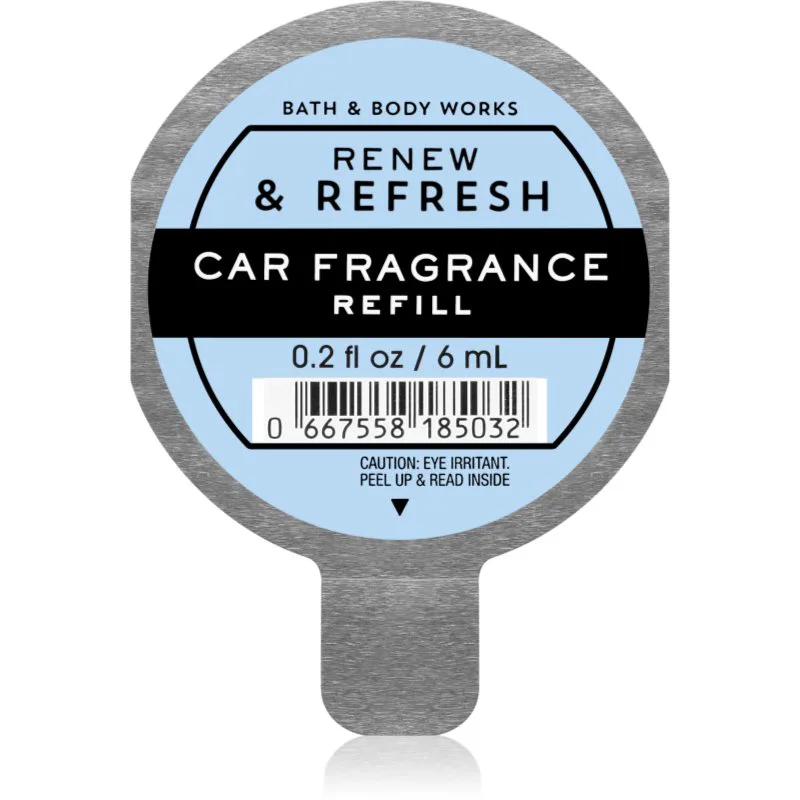 Bath & Body Works Renew & Refresh άρωμα για αυτοκίνητο ανταλλακτικό 6 ml
