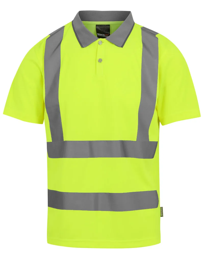 Pro Hi-Vis Polo Regatta High Visibility TRS271 Yellow