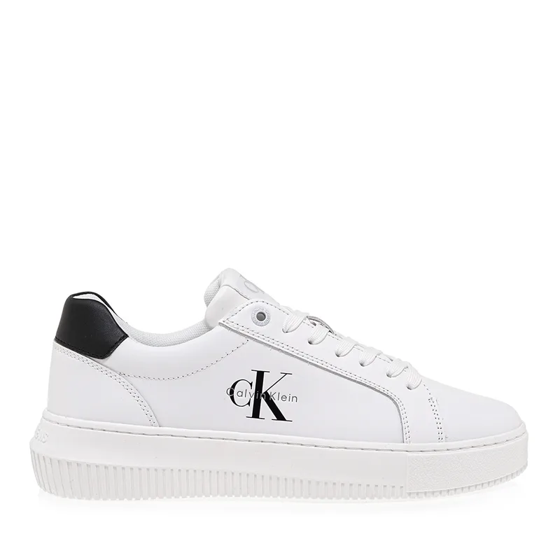 Ανδρικά Δερμάτινα Sneakers Calvin Klein YM0YM01317 0LD Λευκά