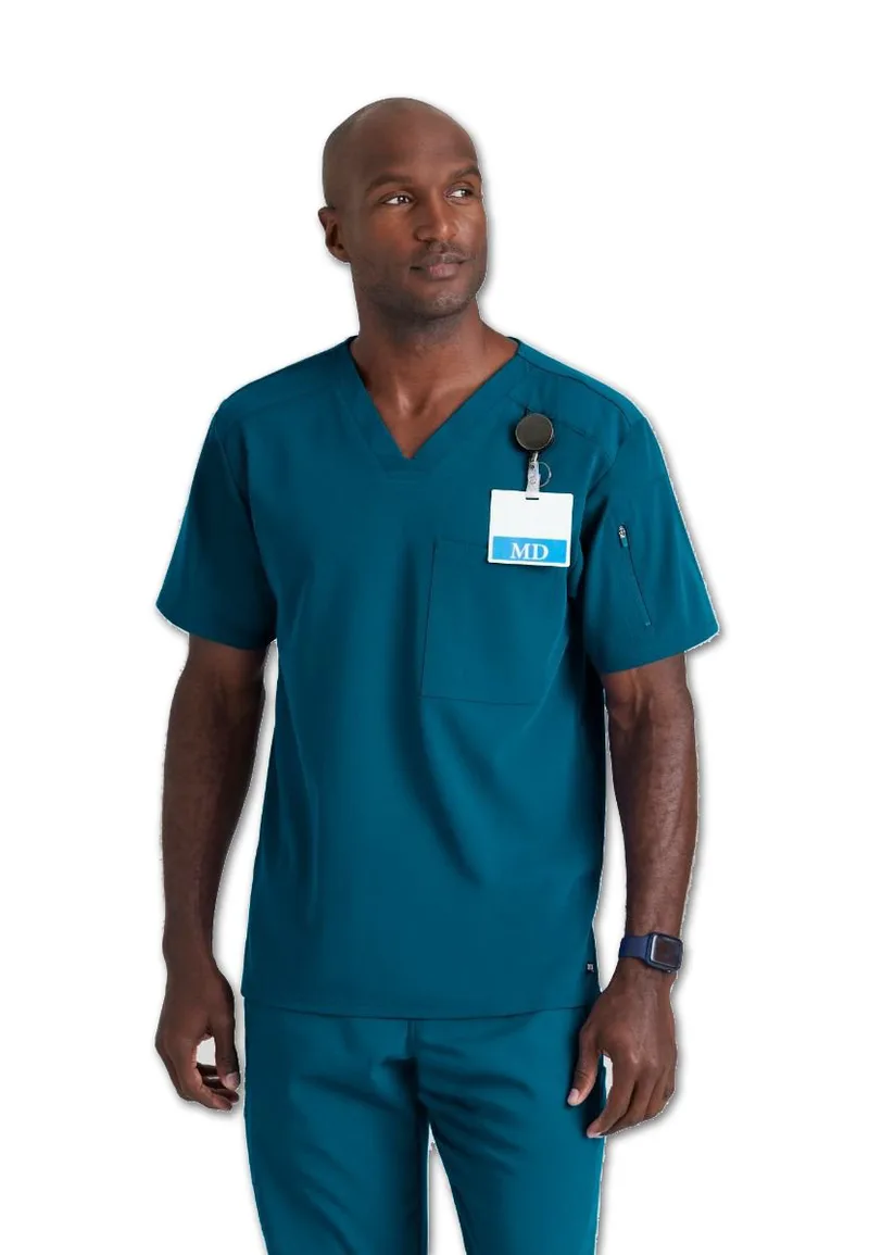 Μπλούζα Ανδρική Υγειονομικών Spandex Stretch Murphy V-Neck Grey's Anatomy Bahama