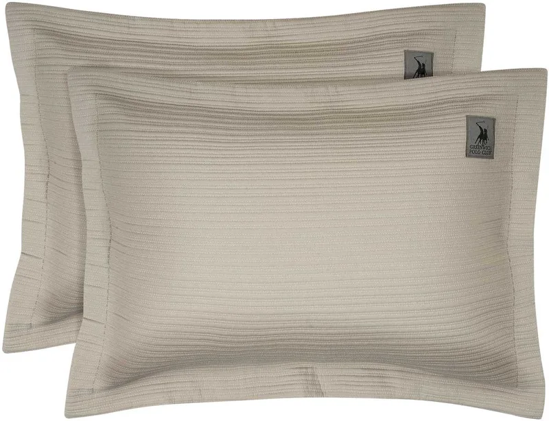 ΜΑΞΙΛΑΡΟΘΗΚΕΣ GREENWICH POLO CLUB ESSENTIAL 4455 ΚΑΦΕ TAUPE 2ΤΜΧ (50X70+5CM)