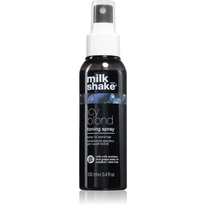 milk_shake® Icy Blond Toning Spray σπρέι εξουδετέρωση κίτρινων αποχρώσεων 100 ml