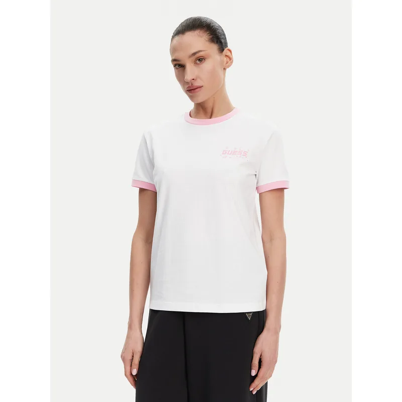 Guess T-Shirt V5GI11 I3Z14 Λευκό Regular Fit