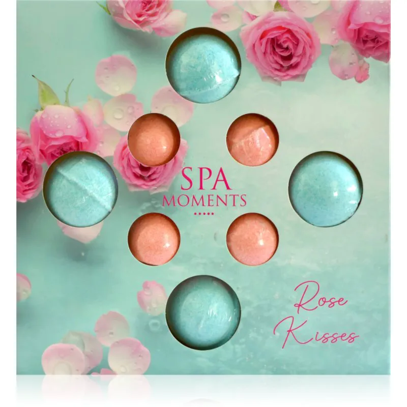 Spa Moments Rose Kisses αφρώδεις μπάλες για το μπάνιο