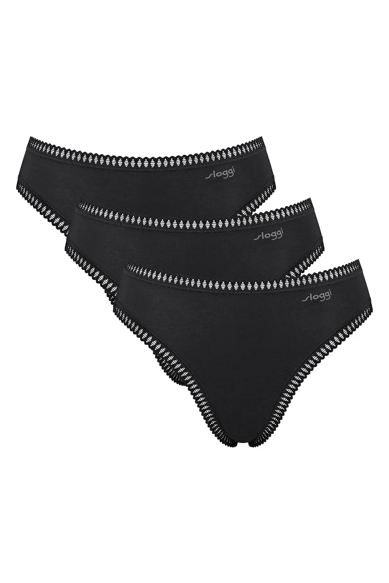 Sloggi γυναικέια εσώρουχα Sloggi Go Crush High Leg (Συσκ. 3 τεμαχίων)-10219672-0004