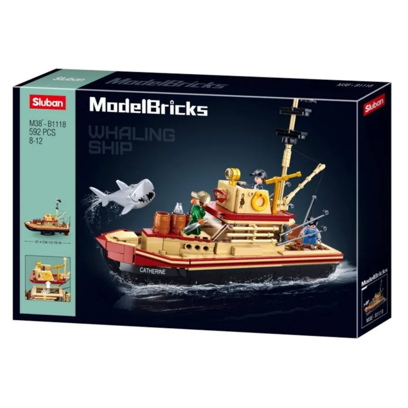 Παιχνίδι Sluban Model Bricks The Great Shark 592τμχ