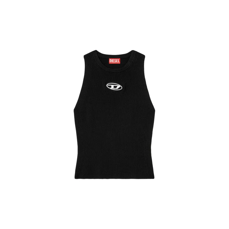 Μπλουζάκια με μακριά μανίκια Diesel M-CADDIX RIB SLEEVELESS TOP WOMEN