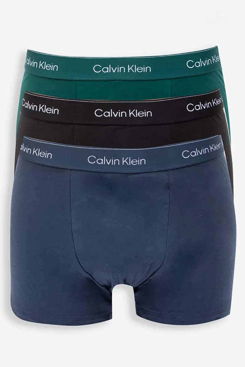 Calvin Klein Ανδρικά μποξεράκια Icon Cotton Stretch Relaxed Fit Trunks (Συσκ. 3 τεμαχίων)-LV00NB4286-R90