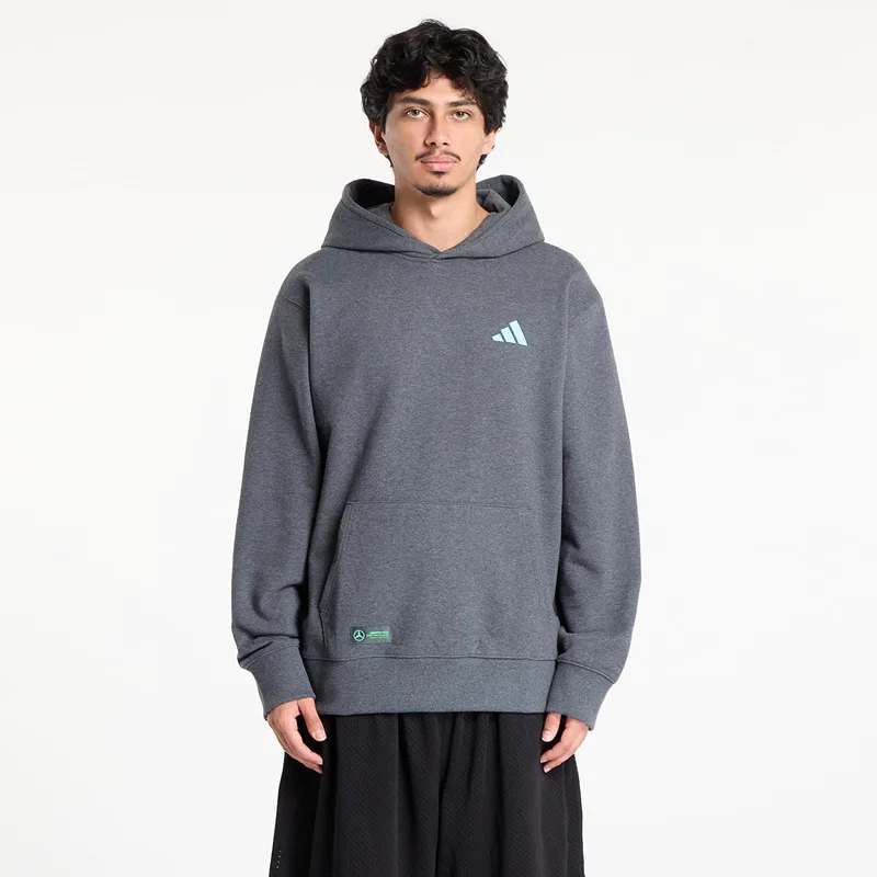 Φούτερ adidas Mercedes - AMG Petronas Formula One Team Premium Sweat Hood Dark Grey Heather XL