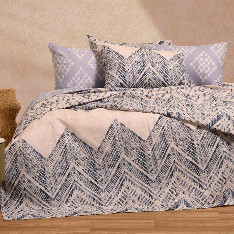 Παπλωματοθήκη Υπέρδιπλη 225x245 Melinen Casual Barrio Blue 225x245