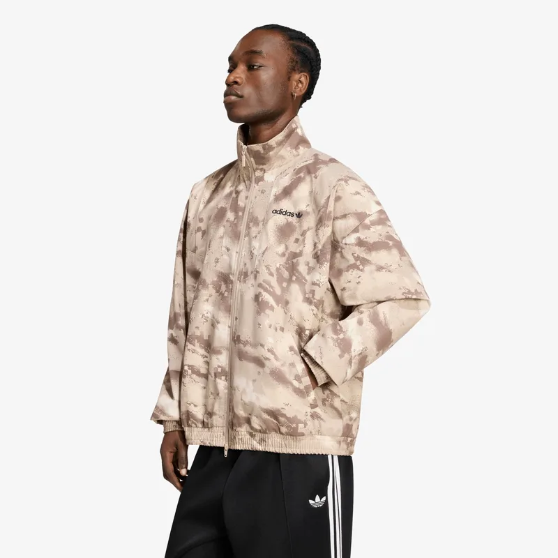 Μπουφάν adidas Camo Cutline Track Top Khaki Three M