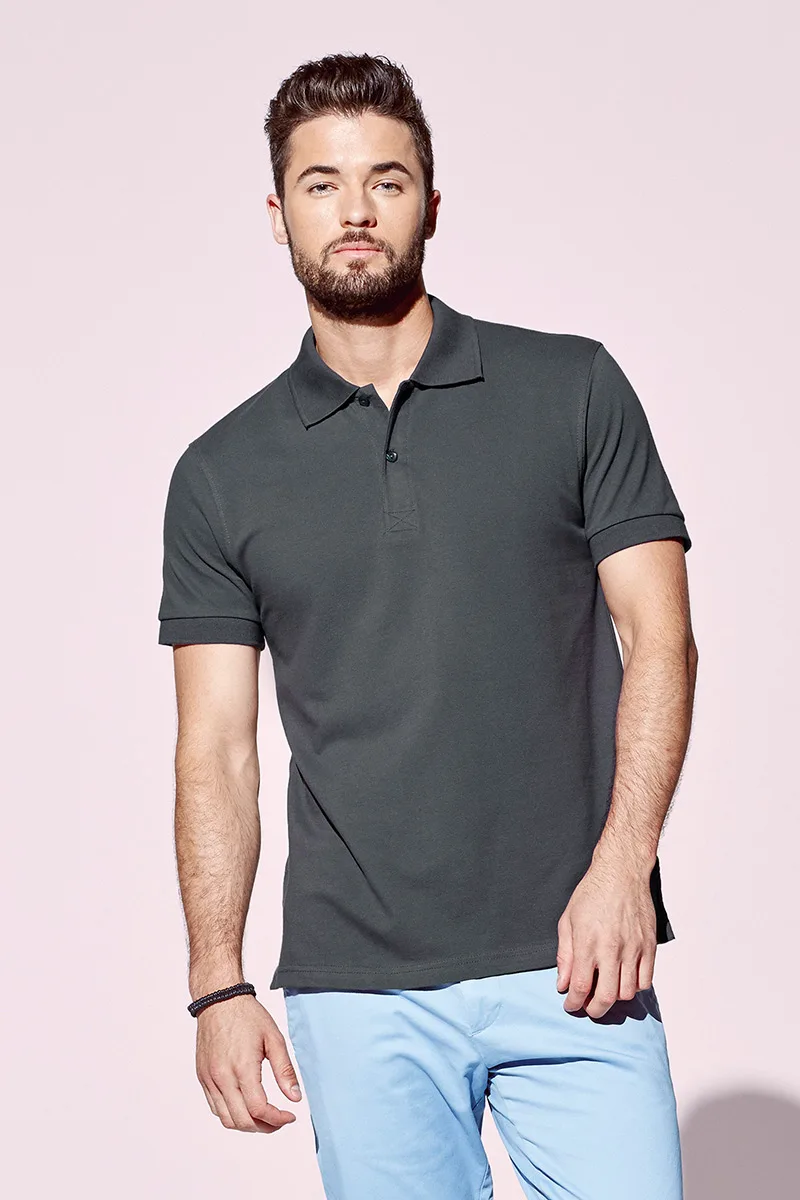Ανδρική Μπλούζα Polo ST9050 Stedman Slate Grey