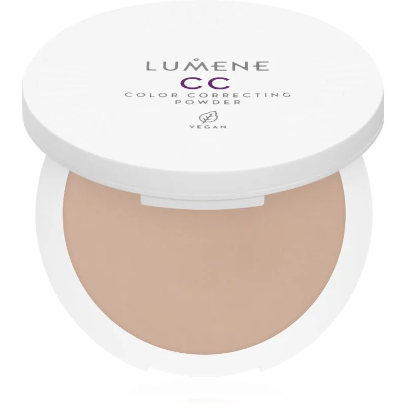 Lumene Nordic Makeup Color Correcting συμπαγής πούδρα απόχρωση No. 3 10 γρ