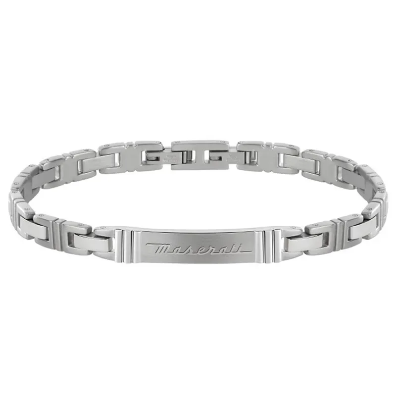 Ανδρικό βραχιόλι Maserati Iconic Stainless Steel JM218AMF03 JM218AMF03 Ατσάλι