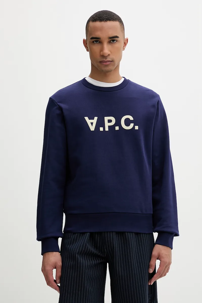 A.P.C. μπλούζα βαμβάκι με ελαστάν