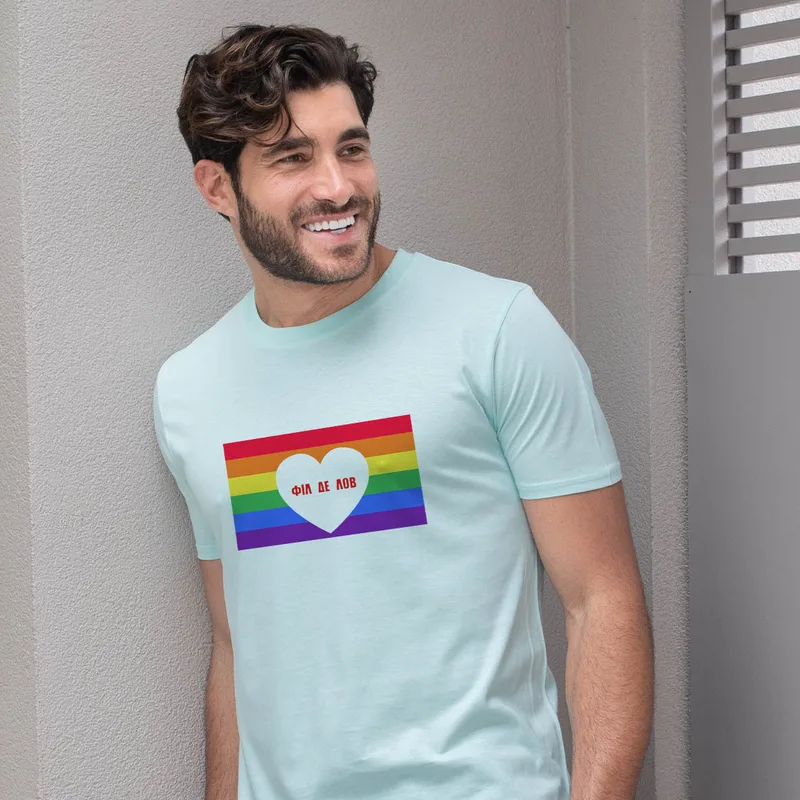 ΦΙΛ ΔΕ ΛΟΒ- Organic Vegan T-Shirt Unisex - Μέντα - L