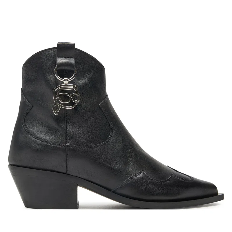Μποτάκια KARL LAGERFELD Kansas KL33265 Μαύρο