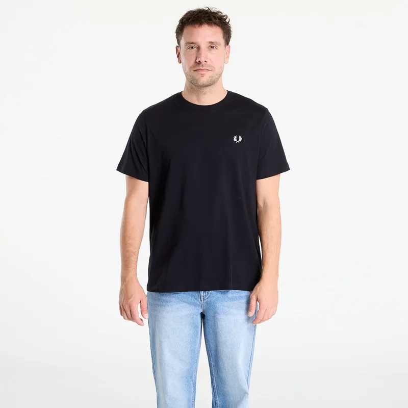 T-shirt FRED PERRY Crew Neck T-Shirt Black S