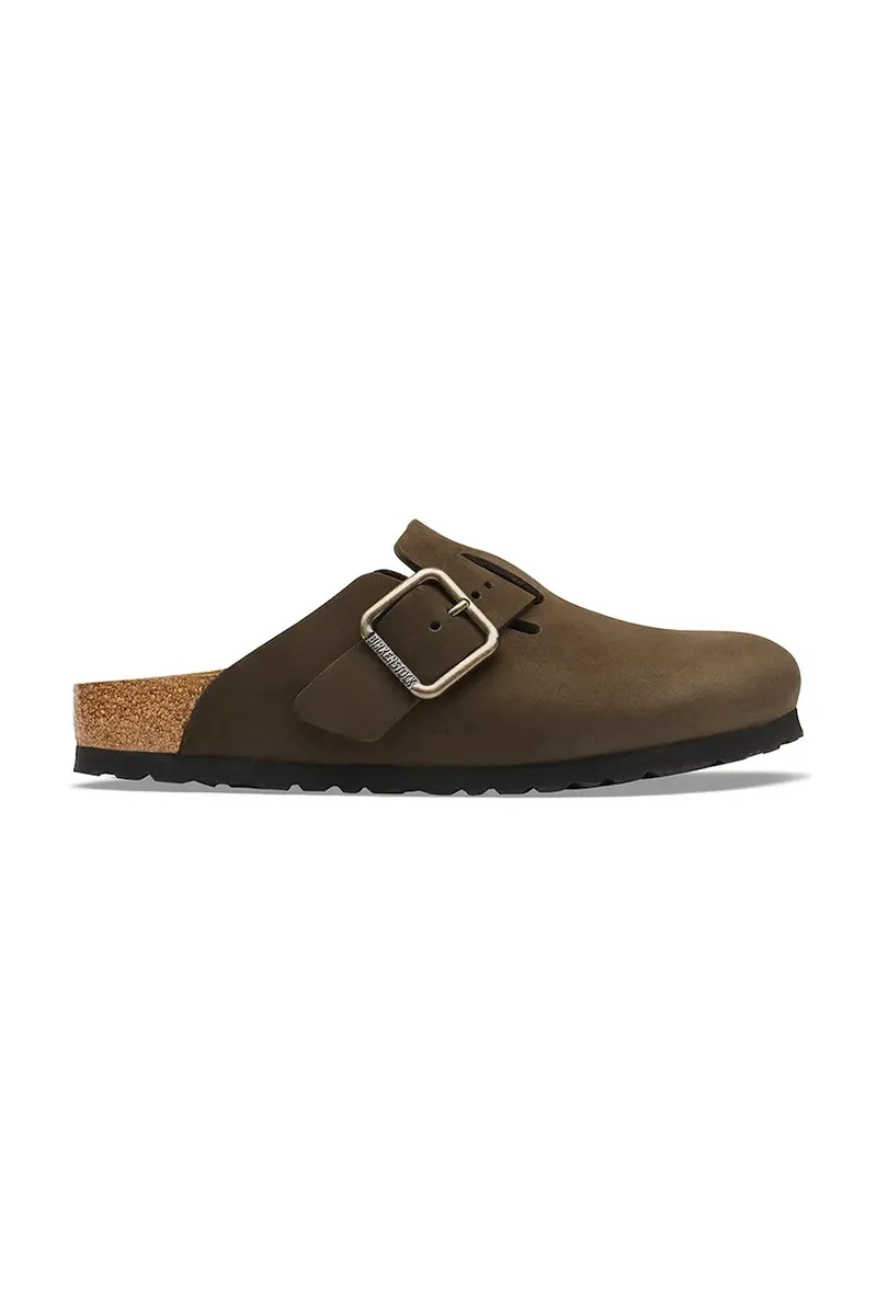 Birkenstock σαγιονάρες Μουλάρια nubuck Boston Wire Buckle Nubuck Leather