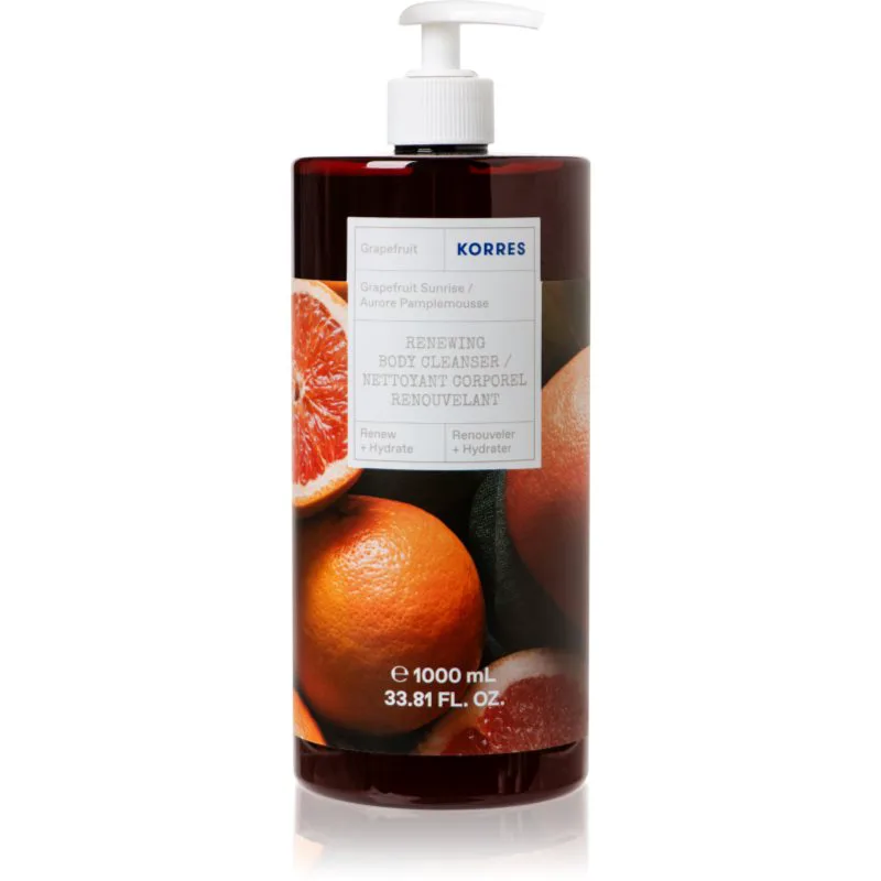 Korres Grapefruit δροσιστικό τζελ ντους 1000 ml