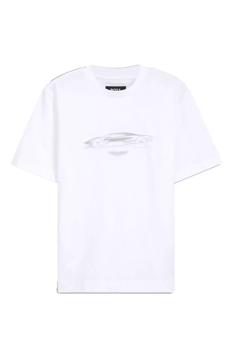 BOSS T-SHIRT C-Taut 181_AM ΛΕΥΚΟ