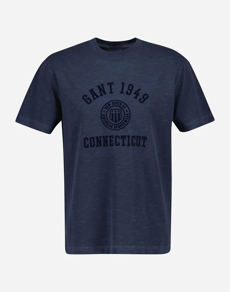 GANT ΜΠΛΟΥΖΑ ΚΜ TONAL PRINT SS TSHIRT 3G2003410-433 DarkBlue