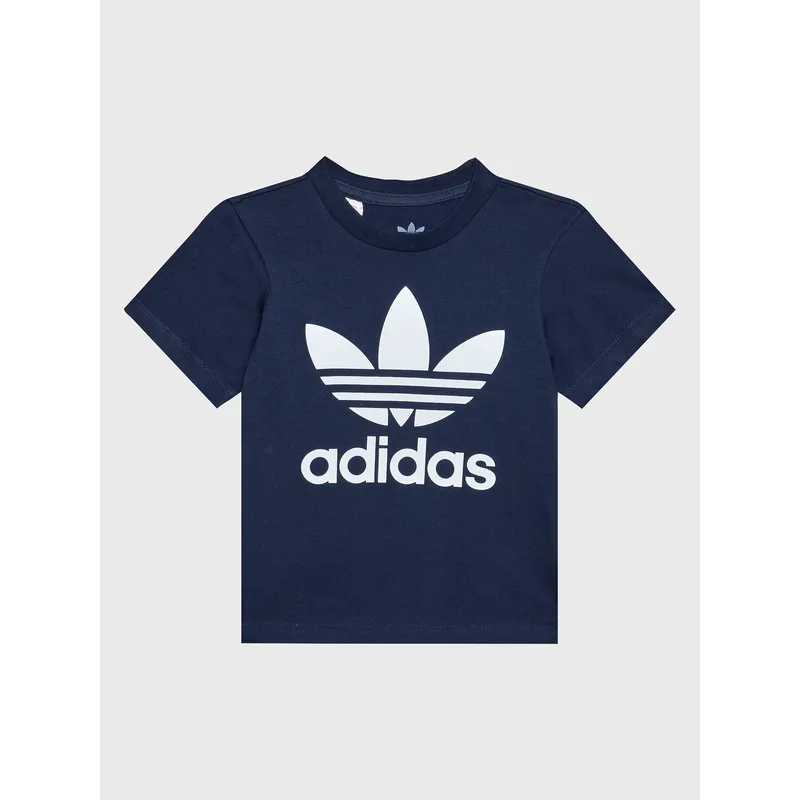 adidas T-Shirt Trefoil Tee HK7503 Σκούρο μπλε Regular Fit