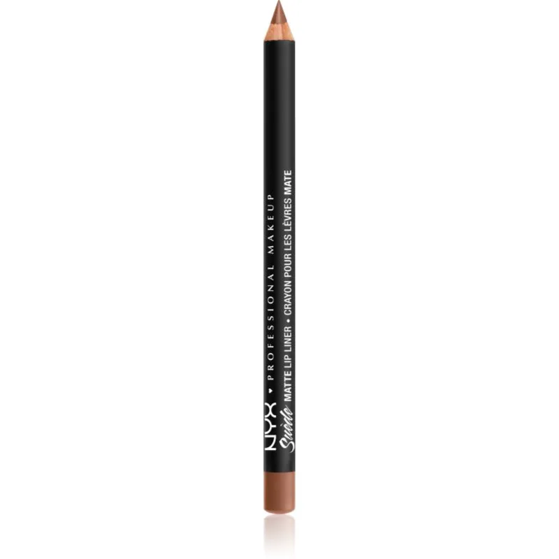 NYX Professional Makeup Suede Matte Lip Liner Ματ λάινερ χειλιών απόχρωση 04 Soft-Spoken 1 γρ