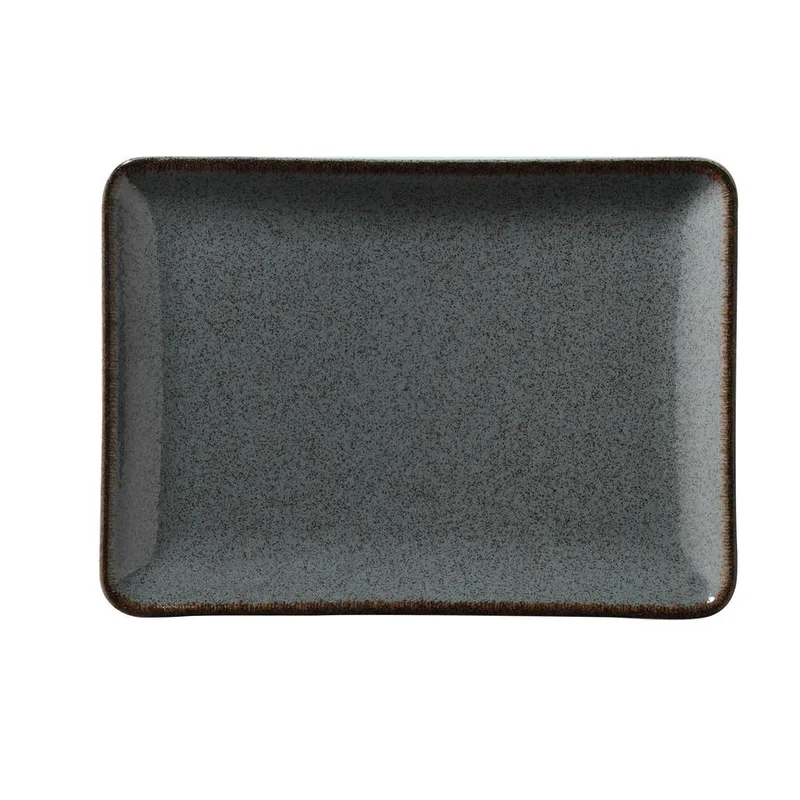 Πιατέλα Σερβιρίσματος Πορσελάνης Blue Tan Kutahya 27x20εκ. KXOD14027 (Υλικό: Πορσελάνη, Χρώμα: Μπλε) - KUTAHYA PORSELEN - KXOD14027