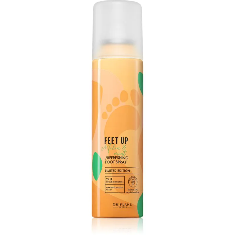 Oriflame Feet Up Melon & Mint δροσιστικό σπρέι Για τα πόδια 150 ml