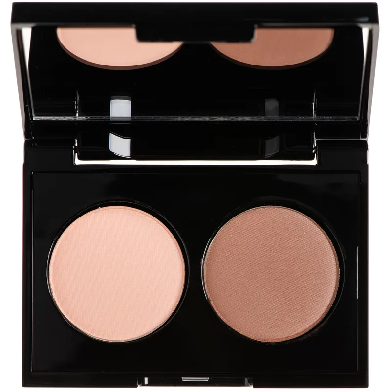 Korres Volcanic Minerals Velvet Dual Eyeshadow Παλέτα Σκιών με Βελούδινη Υφή & Έντονο Χρώμα 3g - Πορτοκαλί Brick 22