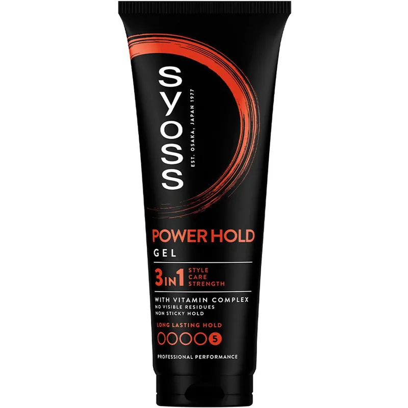Syoss Power Hold 3in1 With Vitamin Complex Long Lasting Gel Ενυδατικό Τζέλ για Περιποίηση & Επανόρθωση για Χτενίσματα Μεγάλης Διάρκειας & για Ενδυνάμωση της Δομής της Τρίχας 250ml