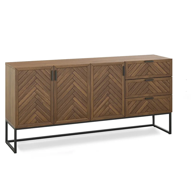Μπουφές με 3 πόρτες και 3 συρτάρια Π180xΥ85cm