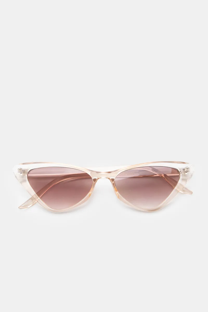Γυαλιά Ηλιού Cat-Eye Style - Μπεζ