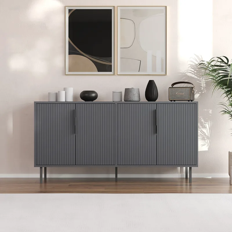 Κονσόλα Clara - Anthracite 327Ods1333 (150x75x36 cm)