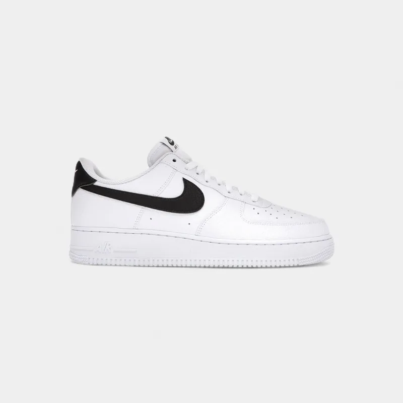 Xαμηλά Sneakers Nike Air Force 1 Low '07 White Black Pebbled Leather