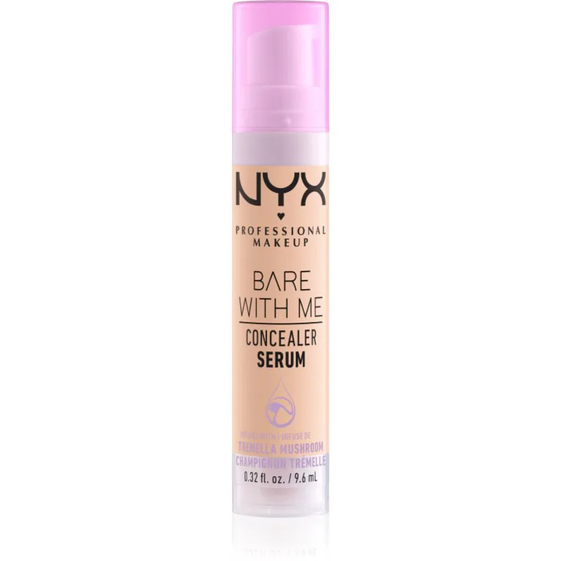 NYX Professional Makeup Bare With Me Concealer Serum ενυδατικός διορθωτής 2 σε 1 απόχρωση 03 Vanilla 9,6 ml