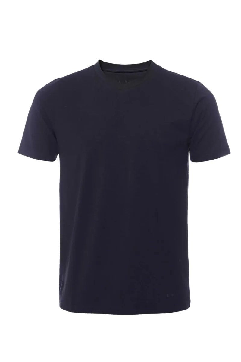 SEINSE T-Shirts ανδρικα T-SHIRTV-NECK M/M - ΜΑΥΡΟ-TE2941SS-BLACK