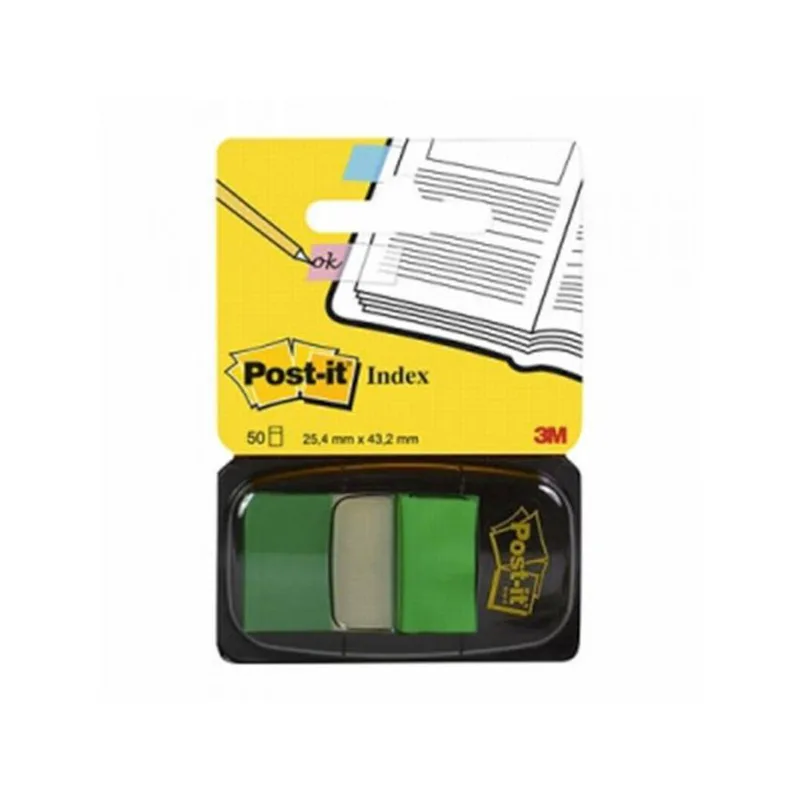 ΣΕΛΙΔΟΔΕΙΚΤΕΣ POST-IT 50φ 24.5x43.2mm ΠΡΑΣΙΝΟ