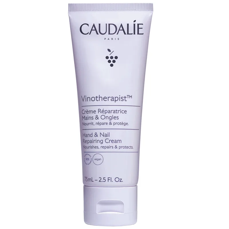 Caudalie Vinotherapist Hand & Nail Repairing Cream Ενυδατική & Επανορθωτική Κρέμα Χεριών & Νυχιών για Ξηρό Δέρμα 75ml