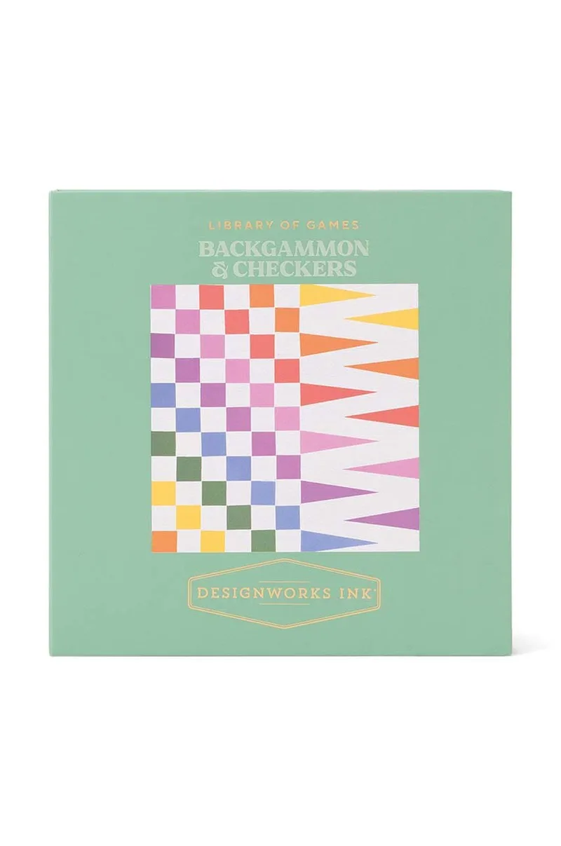 Επιτραπέζιο παιχνίδι Designworks Ink Checkers / Backgammon