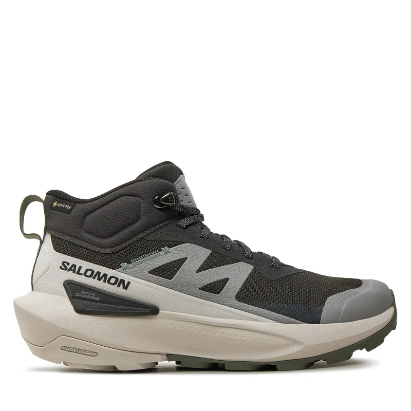 Παπούτσια πεζοπορίας Salomon Elixir Activ Mid Gore-Tex L47457000 Γκρι