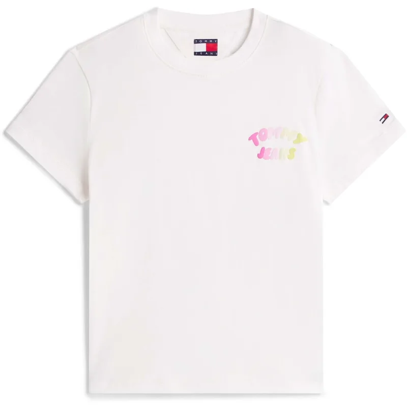 T-shirt με κοντά μανίκια Tommy Jeans Tjw Reg Tj Bubble Ss