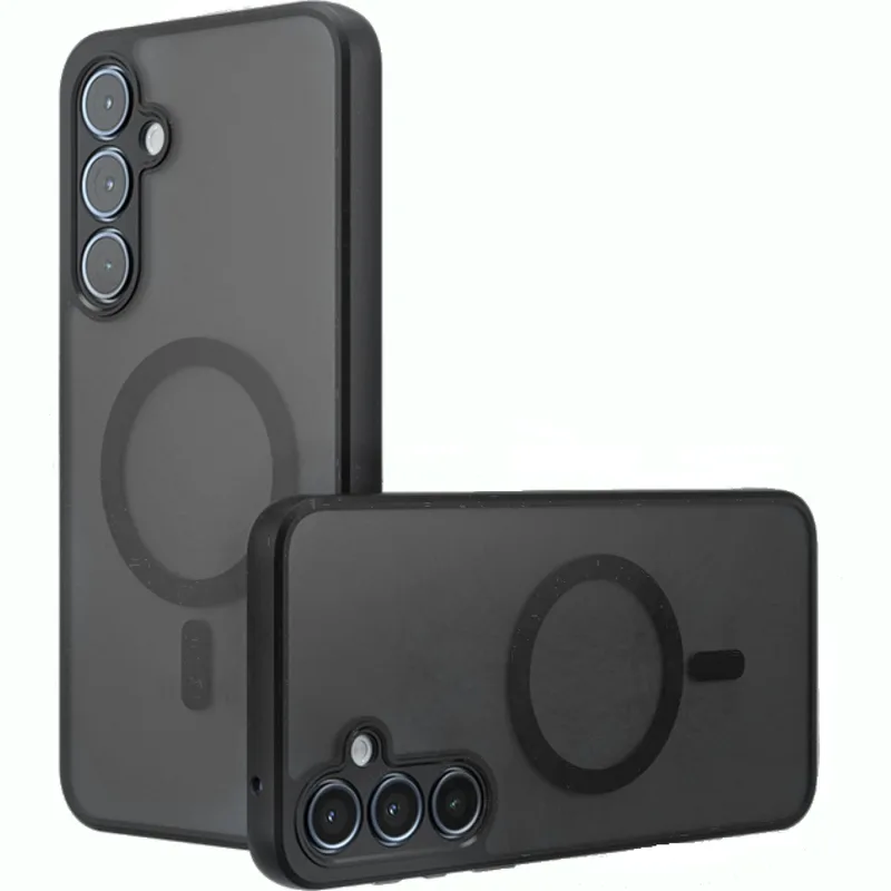 Θήκη Samsung Galaxy A14 Techsuit PureFrost Σκληρή Ημιδιάφανη με MagSafe - Frosted Black (5949419321182)