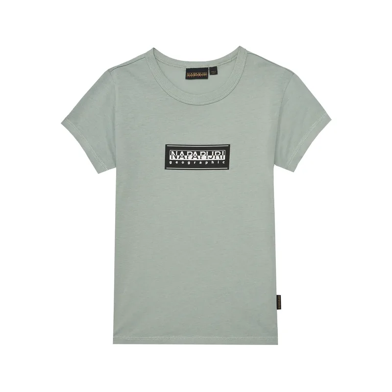 Napapijri T-Shirt Chamois NP0A4ILE S Πράσινο Regular Fit