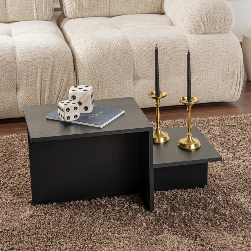 Τραπέζι Σαλονιού Harmony - Wood Black 241Nrd1227 (80x40x40)