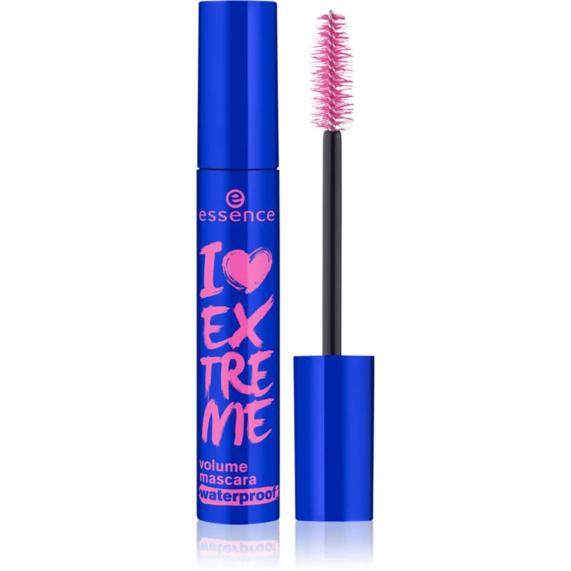 essence I LOVE EXTREME αδιάβροχη μάσκαρα για όγκο 12 ml