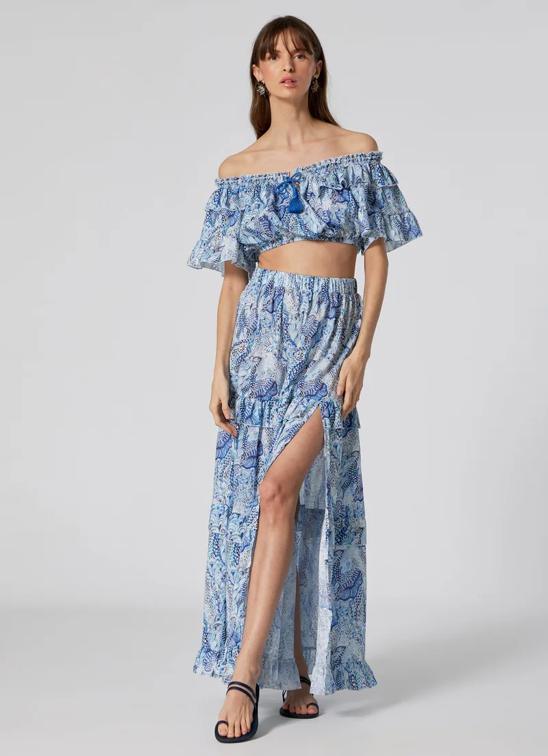 WOMEN'S LONG SKIRT WAVES