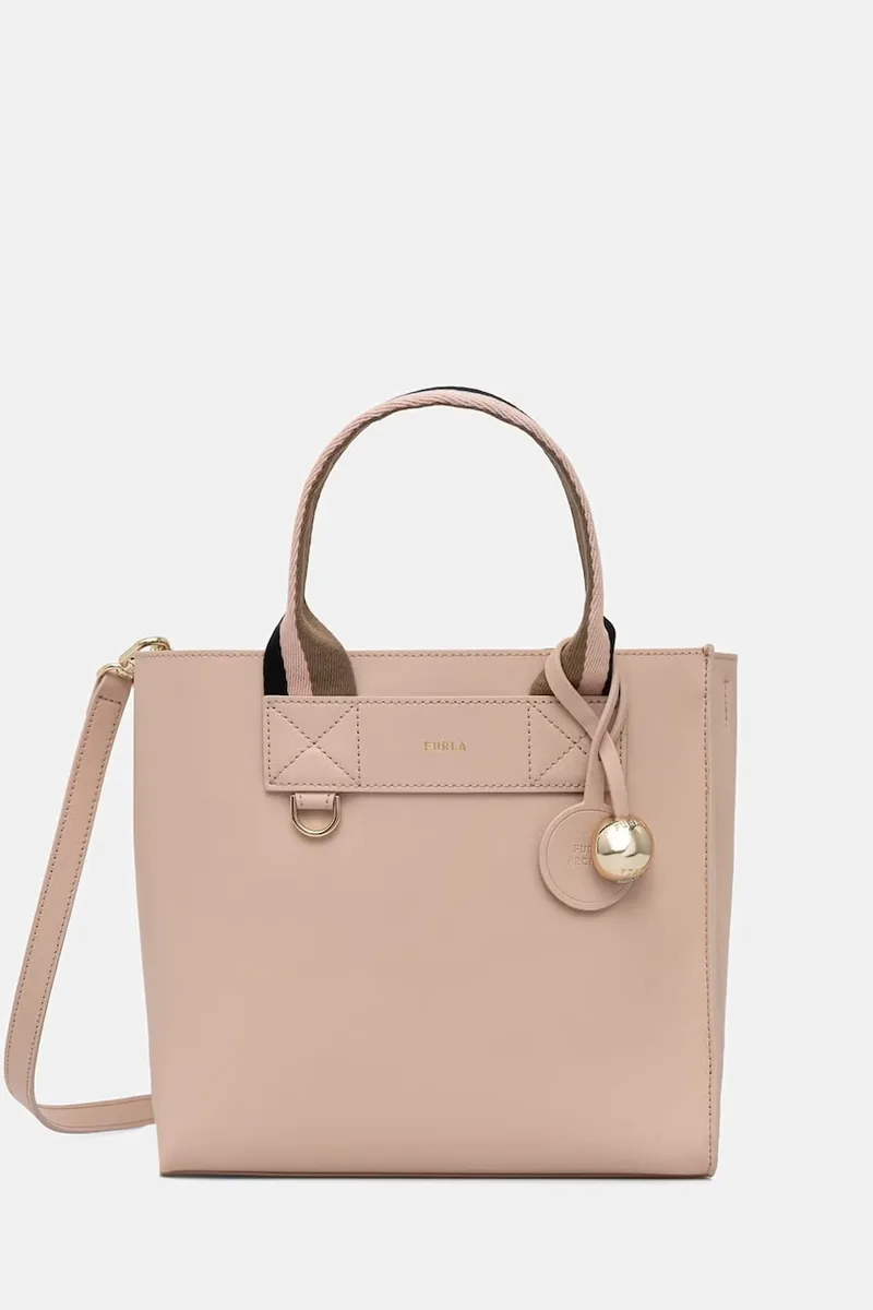 Furla μικρή δερμάτινη γυναικεία τσάντα Divide It S Tote